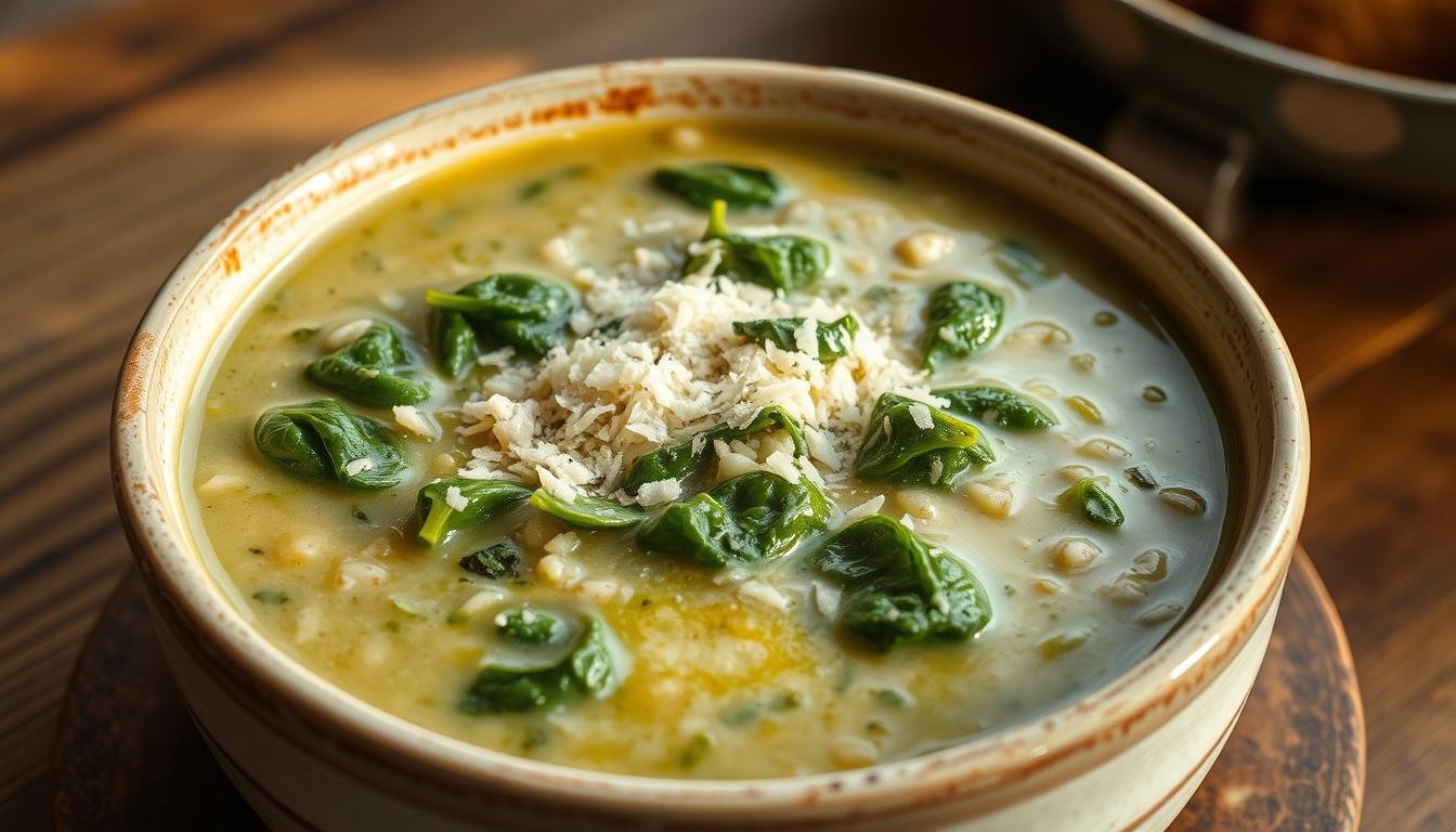 arborio spinach rice soup recipe