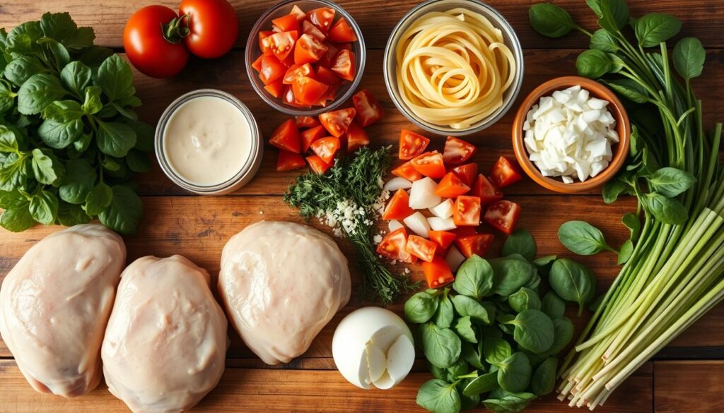 crockpot chicken pasta ingredients