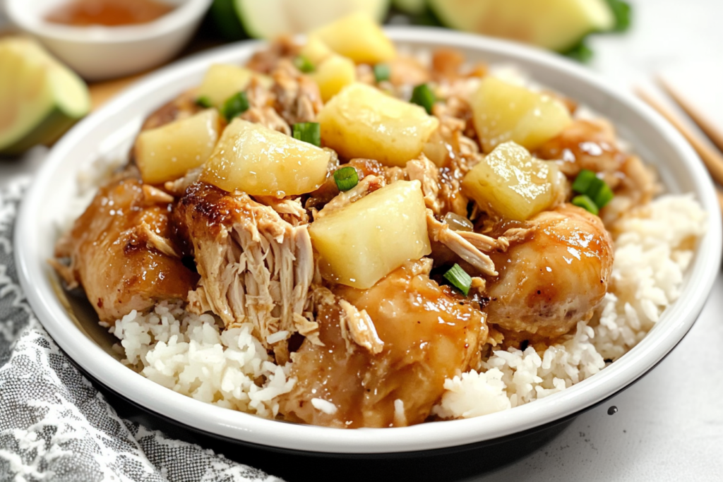 Easy Hawaiian Chicken in Crock Pot