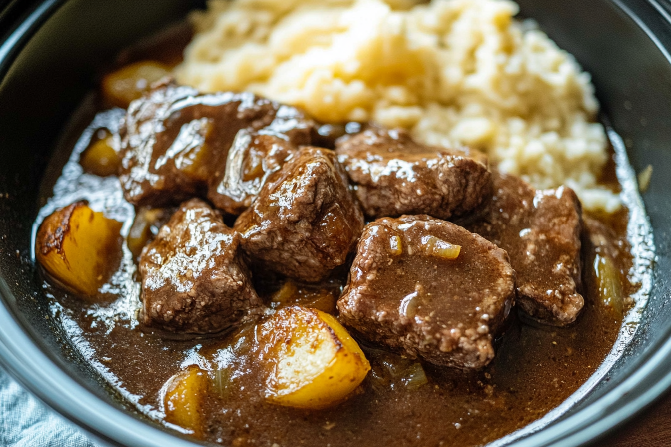 Slow Cooker Cube Steak