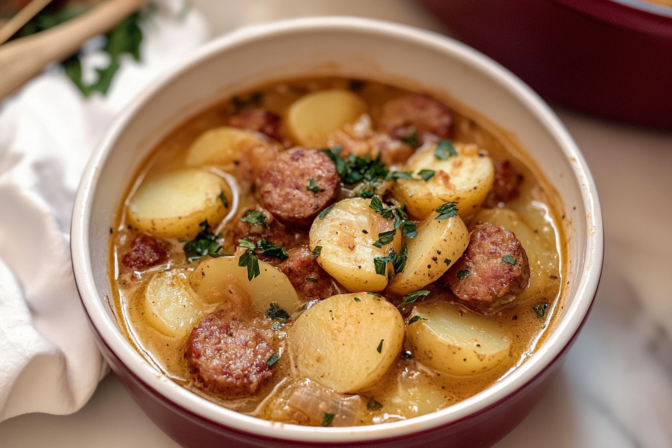 smoked sausage potato soup