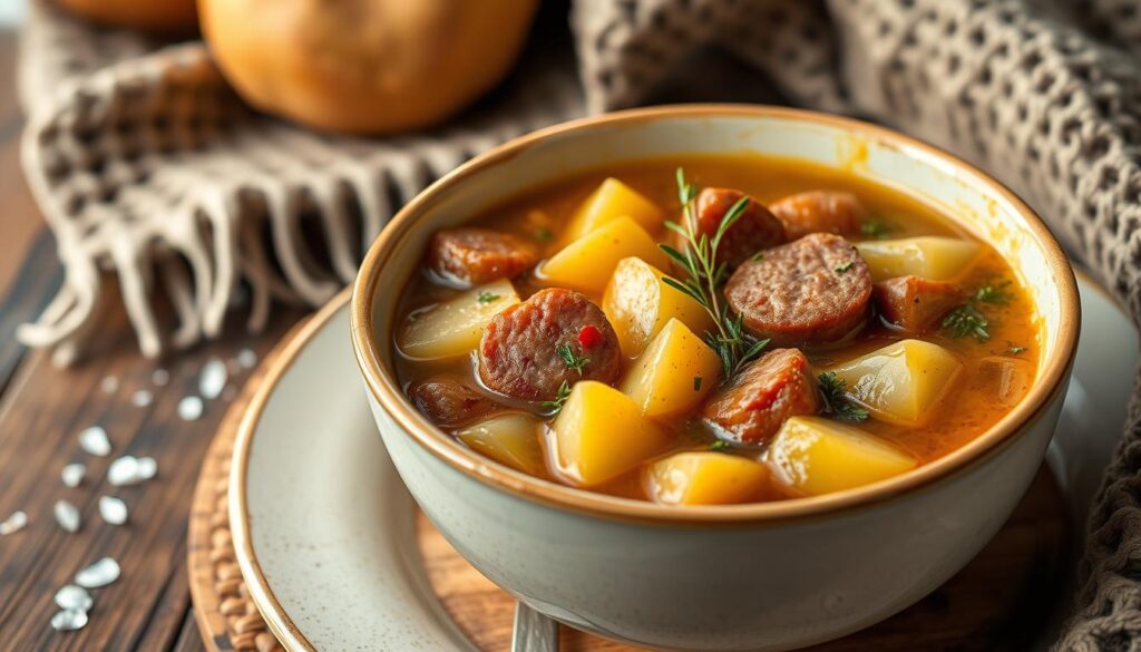 smoked sausage potato soup