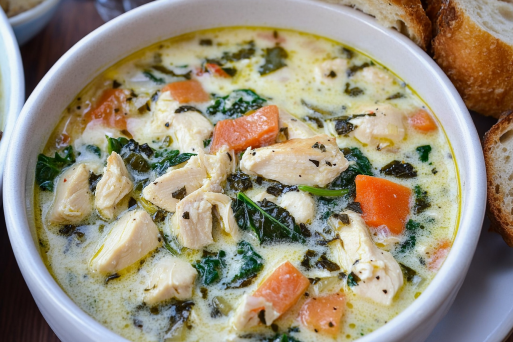 Chicken Florentine Soup