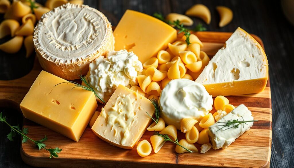 Cheese Selection for Crockpot Mac and Cheese