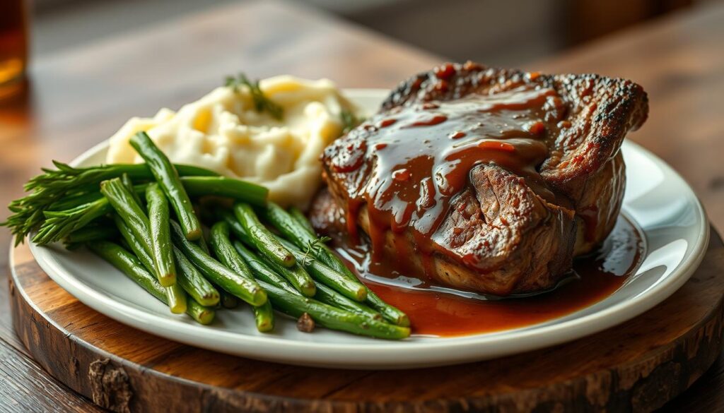 Chuck Roast Gravy and Sides