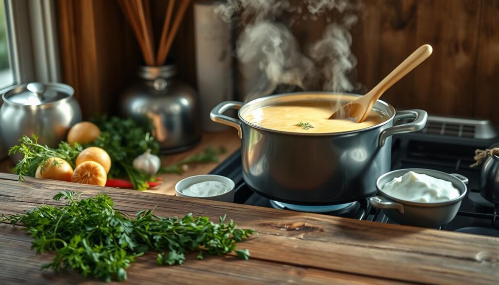 Creamy Soup Recipe Base Preparation