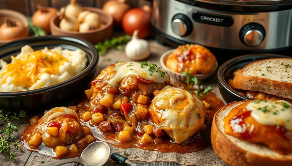 Crockpot French Onion Chicken Variations