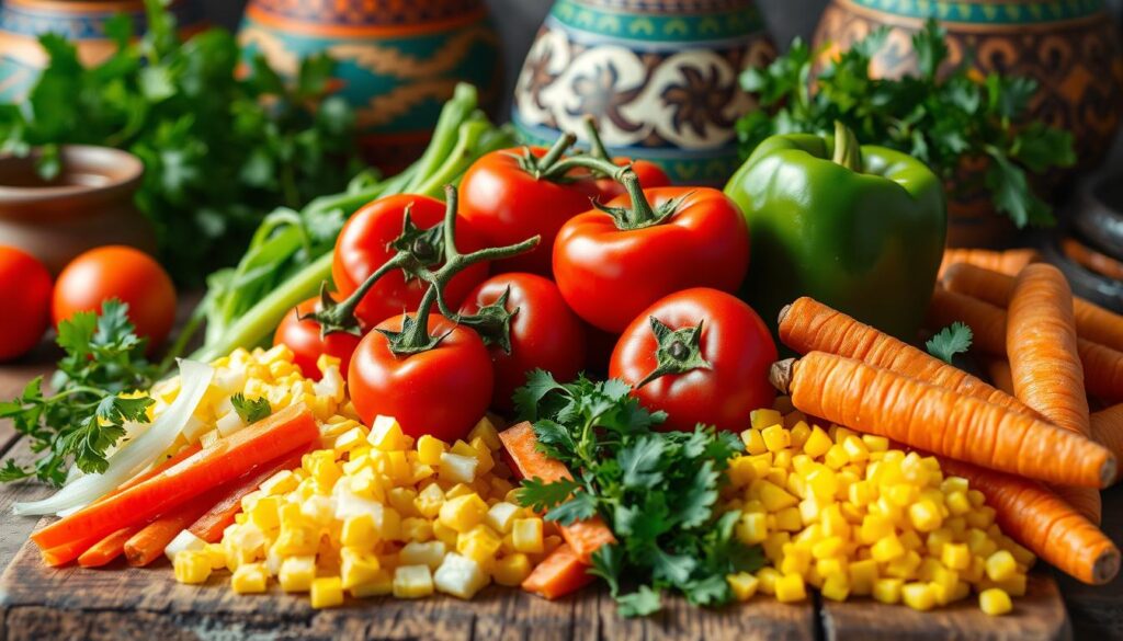 Mexican Chicken Soup Vegetables