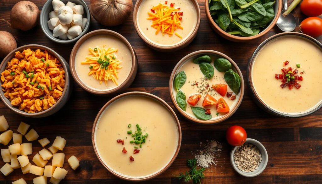 Potato Soup Variations