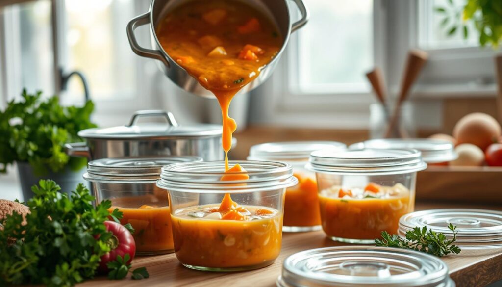 Storing Salmon Soup Safely