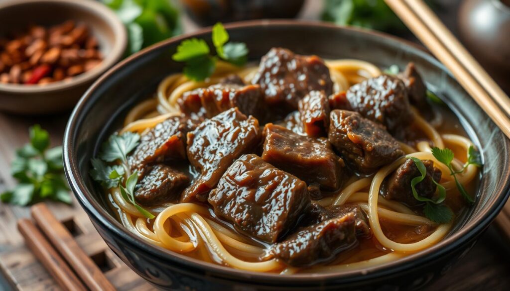 Traditional Beef and Noodles Texture Guide