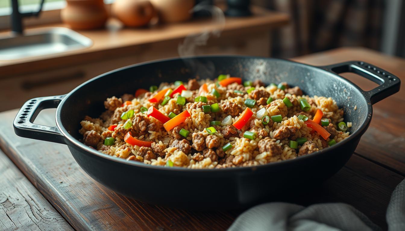 beef rice recipe