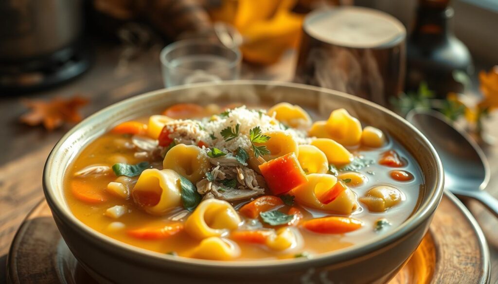 chicken and tortellini soup