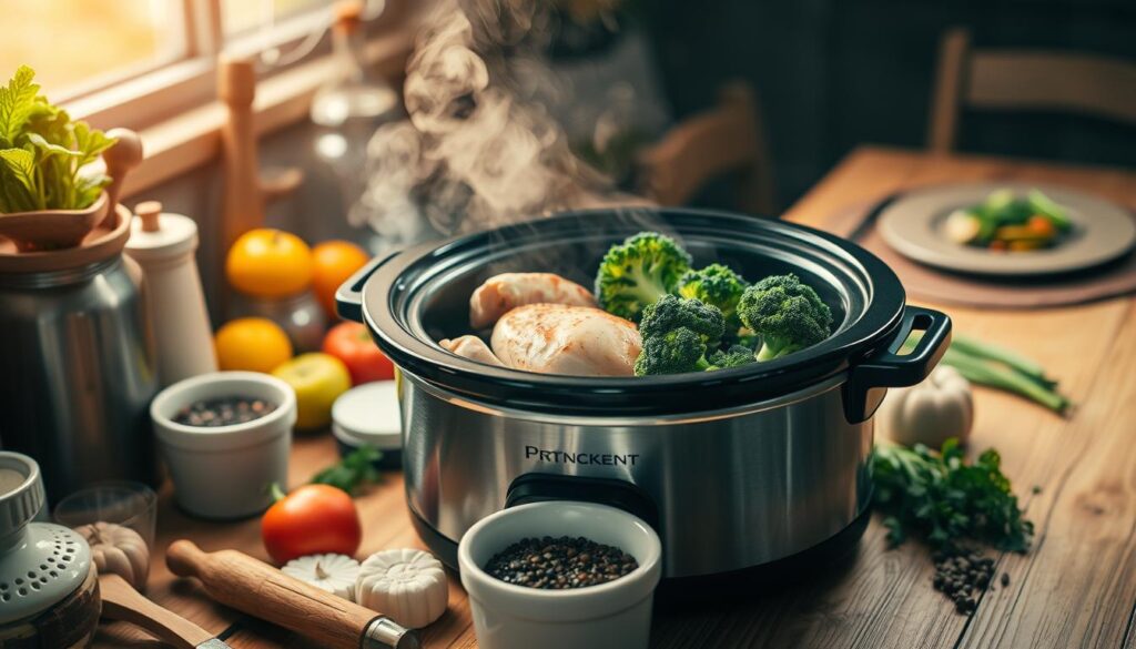 crockpot chicken and broccoli