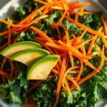 Kale Carrot Avocado Salad