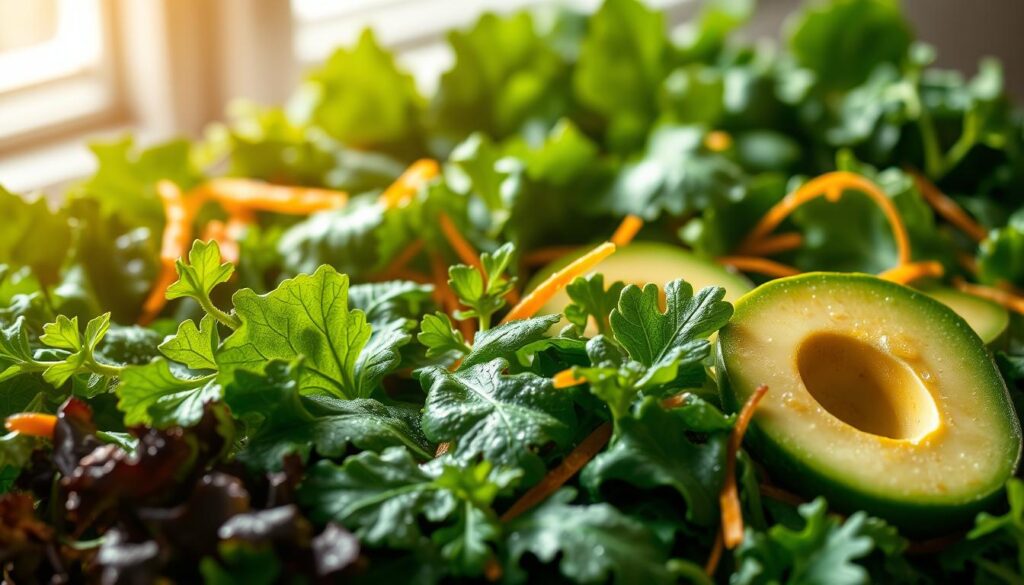 incorporating greens in green salad