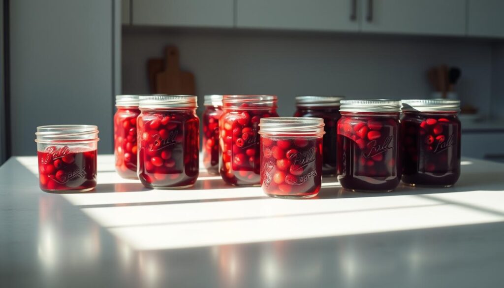 sugar-free cranberry jam storage options